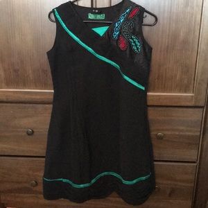 Black georgette blouse